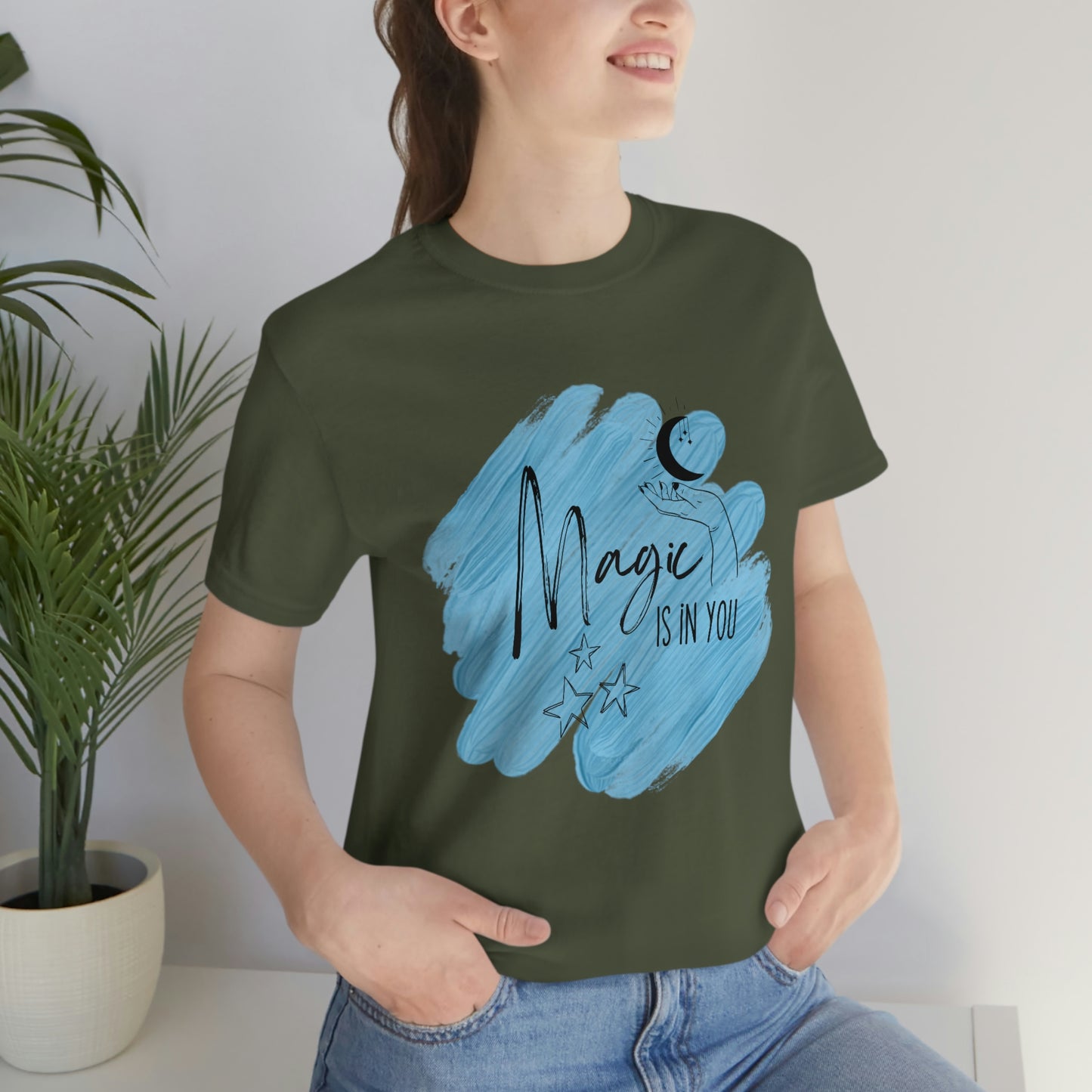 Magic Is In You - Motivation - Witchy - Unisex Jersey Short Sleeve Tee